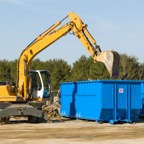 what are the rental fees for a residential dumpster in Downieville-Lawson-Dumont